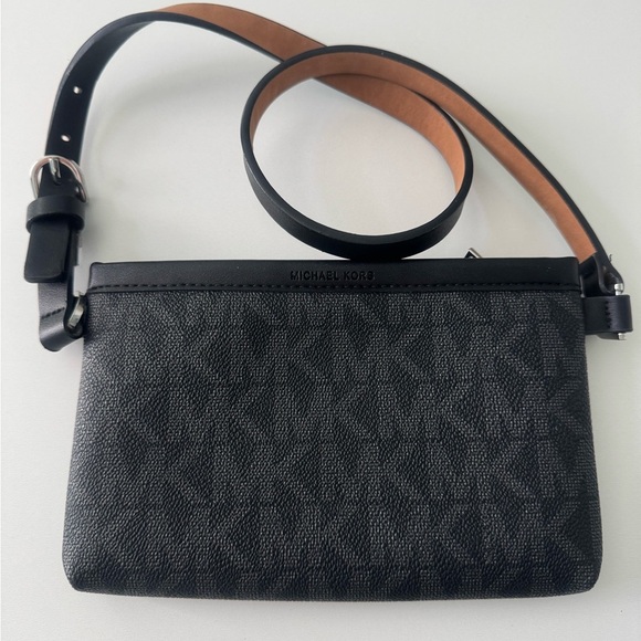 Michael Kors Handbags - Michael Kors Black Womens Belt or Shoulder Bag Never Used!